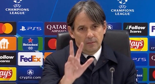 Umiliazione Inter in Champions, il web si scatena e rispunta il gesto di Inzaghi | FOTO