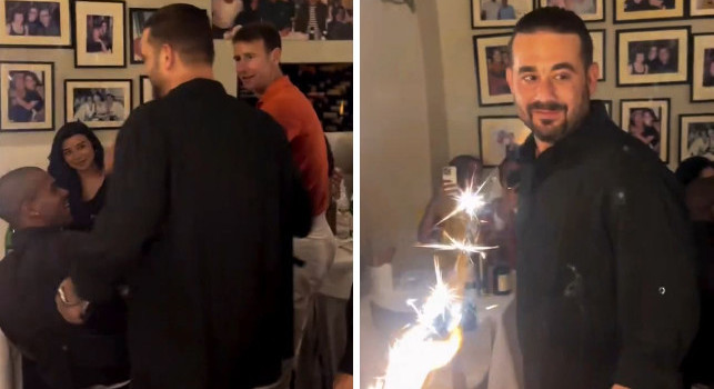 Edo De Laurentiis a Capri con un giocatore del Napoli, che festa per lo Scudetto | VIDEO