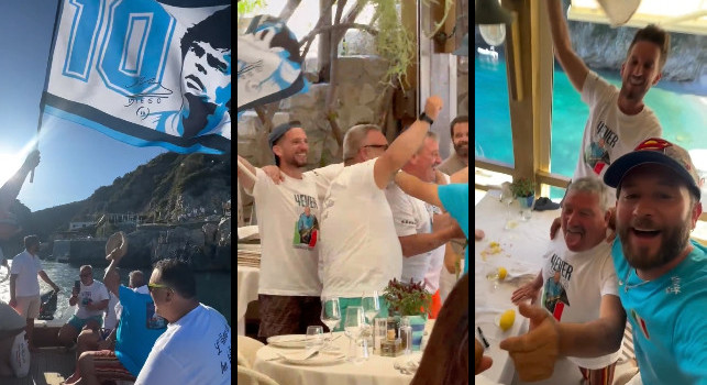 Mertens e Starace show a Nerano! Festa speciale per lo storico magazziniere del Napoli | VIDEO CN24