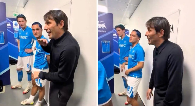 Quant volte c'ha provato?!: Conte e il siparietto inedito negli spogliatoi dopo Napoli-Cagliari | VIDEO