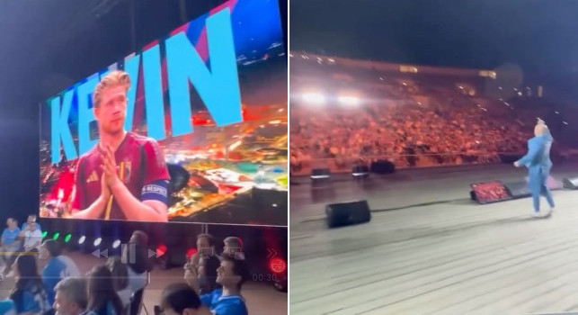 Tifosi Napoli scatenati per De Bruyne, guardate cosa succede al Peppe Night | VIDEO