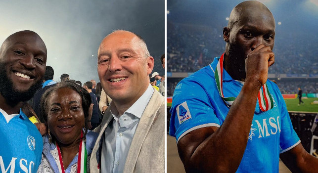 Lukaku e lo scatto inedito con sua mamma alla festa Scudetto | FOTO