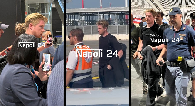 De Bruyne è arrivato in Italia! Accoglienza pazzesca dei tifosi del Napoli e l'arrivo in jet privato | VIDEO ESCLUSIVO