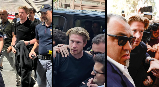 De Bruyne day, che accoglienza a Fiumicino! Kevin sta per lasciare Villa Stuart, spunta De Laurentiis alla Filmauro | DIRETTA VIDEO