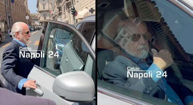 De Laurentiis lascia la Filmauro, break per pranzo e poi rientro per annunciare De Bruyne | VIDEO CN24