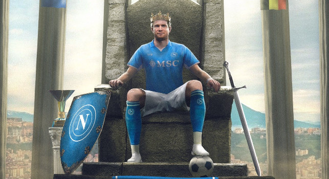 La SSC Napoli celebra De Bruyne: King Kev è qui | FOTO
