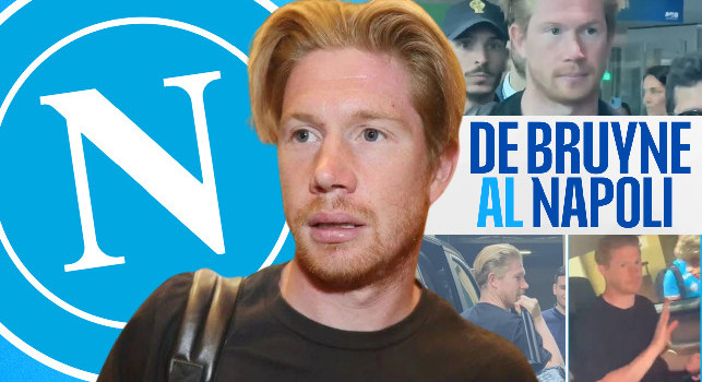Kevin De Bruyne al Napoli! Arrivo, visite mediche, firma e ripartenza: ecco tutte le immagini | VIDEO