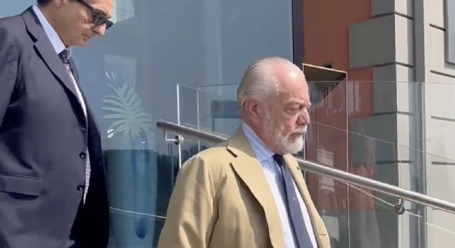 De Laurentiis è a Napoli, ecco dove sta andando | VIDEO