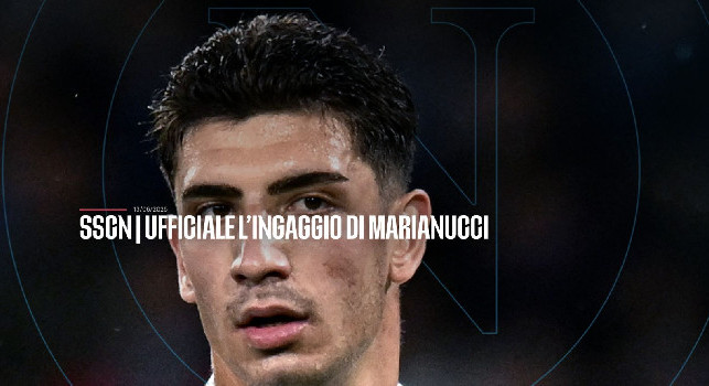 UFFICIALE - Marianucci è un nuovo giocatore della SSC Napoli: la nota del club