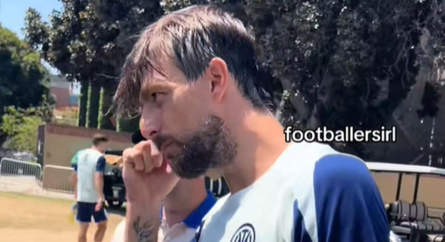 Acerbi contro tifoso PSG
