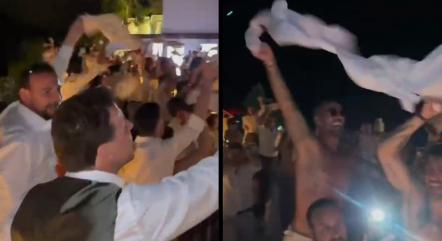 Manna-Spinazzola scatenati con 'O surdato 'nnammurato al matrimonio di Politano! | VIDEO