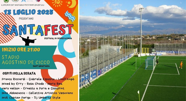Appuntamento imperdibile a Sant'Anastasia il 13 luglio, festival di beneficenza con tanti super ospiti: info e dettagli
