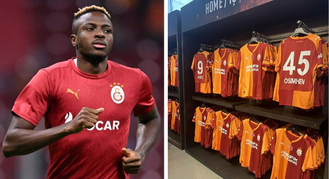 Osimhen maglia nuova Galatasaray