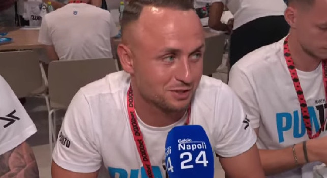 Lobotka a CN24: Un saluto ai tifosi del Napoli: ci vediamo a Dimaro. Contento per Marek, grande uomo