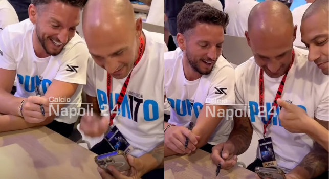Videochiamata Mertens Cannavaro Insigne