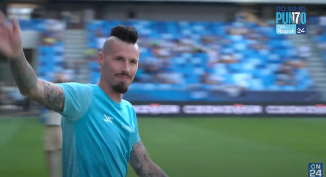 DIRETTA VIDEO | Partita addio Hamsik: squadre in campo per il riscaldamento