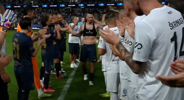 DIRETTA VIDEO | Partita addio Hamsik: Napoli-Slovacchia 5-4, tutti in piedi per Marekiaro!