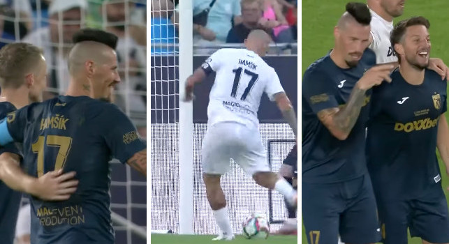 Highlights partita addio Hamsik: gol e sintesi del match a Bratislava | VIDEO