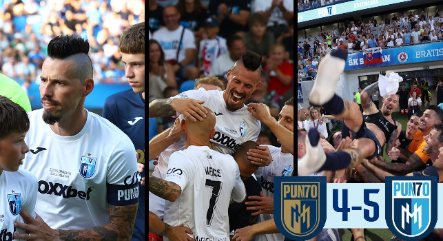 Highlights partita addio Hamsik: gol e sintesi del match a Bratislava | VIDEO
