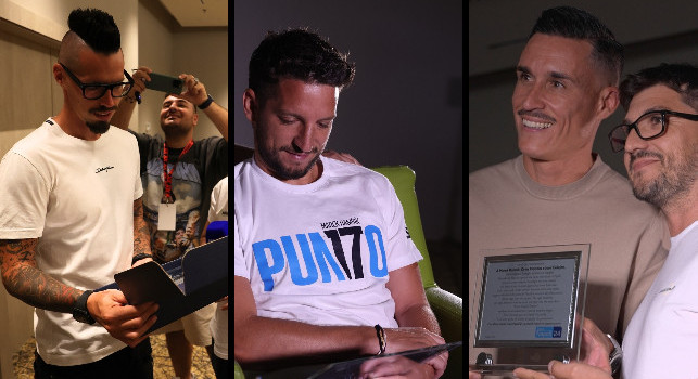 Sto per piangere!, omaggio di CN24 per Callejon, Hamsik e Mertens: la reazione degli ex Napoli | VIDEO