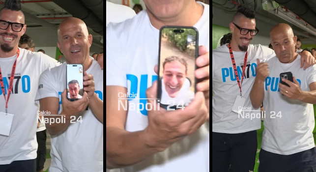 Hamsik e Di Biagio, che risate in videochiamata con Ciro Ferrara: Ti faccio diventar famoso! | VIDEO CN24