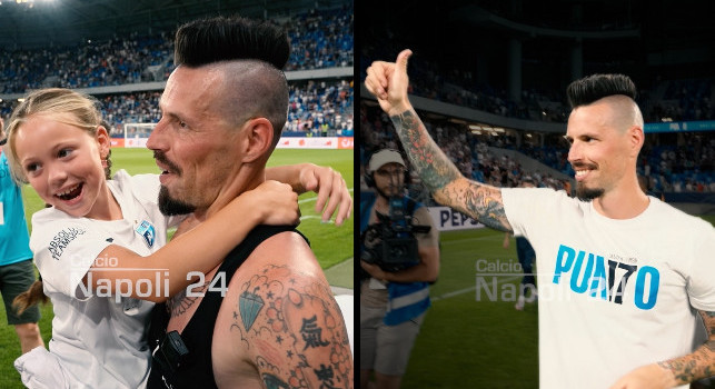 Addio Marek Hamsik: il pasillo de honor e l'ultimo giro di campo, immagini da brividi | VIDEO CN24
