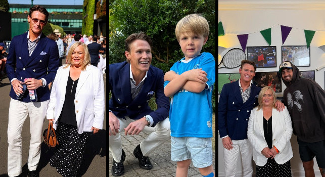 McTominay a Wimbledon con la madre: Neapolitan Style!, poi lo scatto con Kyrgios | FOTO