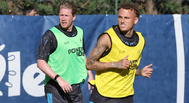 La 'prima' di De Bruyne e Lang, il Lukaku 'sfiancato' ed il saluto del capitano: le emozioni del primo allenamento a Dimaro | FOTOGALLERY CN24