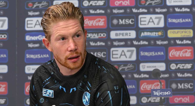 De Bruyne conferenza Napoli