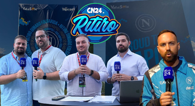 Palinsesto CalcioNapoli24 del ritiro a Dimaro 2025