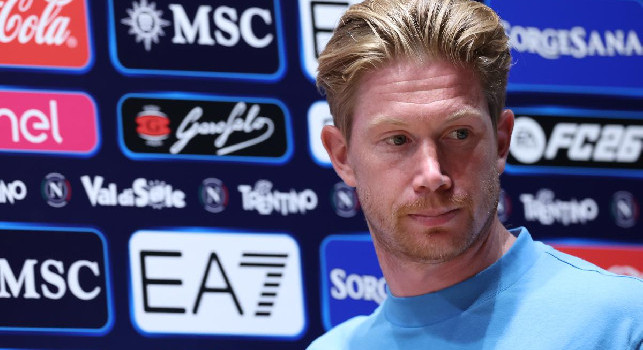 De Bruyne: Con il Napoli mi è successa una cosa per la prima volta in carriera
