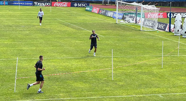 Napoli, buone notizie da Dimaro su Buongiorno e Olivera! Si rivedono in campo in ritiro: i dettagli | FOTO CN24