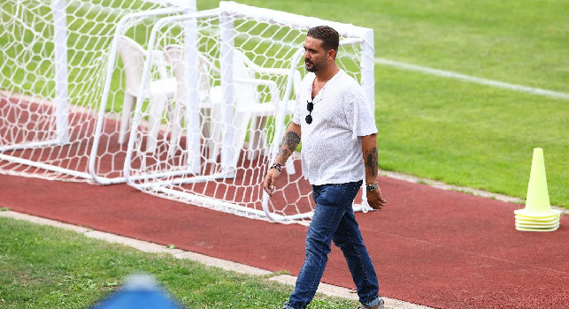 A bordocampo arriva...De Laurentiis! Il vice presidente del Napoli segue l'allenamento da vicino | FOTO CN24