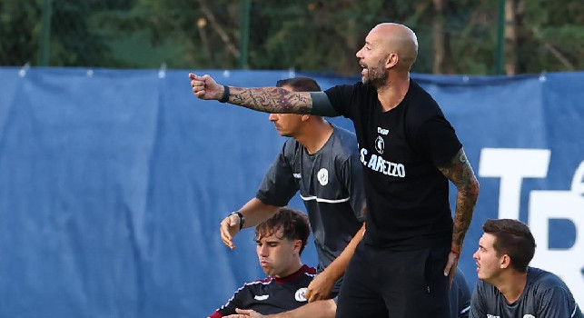 Arezzo, Bucchi: Era solo un'amichevole! Il Napoli è molto imballato con tante defezioni, De Bruyne ha una personalità clamorosa