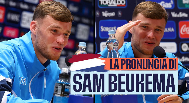 Come si pronuncia Sam Beukema? Il difensore del Napoli lo rivela in conferenza | VIDEO
