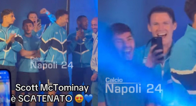 McTominay scatenato a Dimaro! Balla e canta il coro insieme ai tifosi | VIDEO