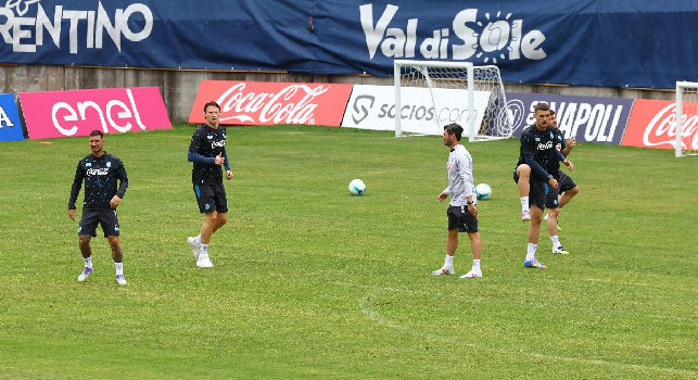Quattro azzurri lavorano a parte a Carciato! Salteranno l'amichevole col Catanzaro | FOTO CN24