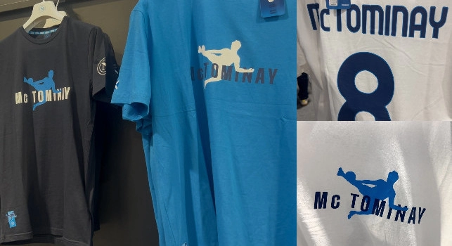 SSC Napoli, in store arriva la collezione dedicata a McTominay! Tre maglie in vendita: i dettagli | VIDEO