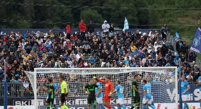 Napoli-Catanzaro 2-1 (5' Raspadori, 7' Lucca rig., 49' Iemmello): segui il post-partita con i tifosi da Dimaro! | DIRETTA VIDEO
