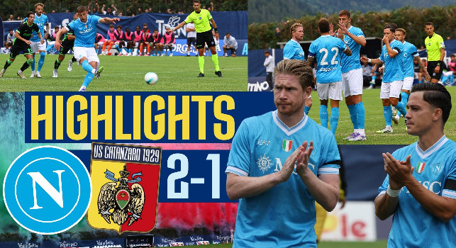 Highlights Napoli Catanzaro 2-1: gol Raspadori-Lucca e sintesi della partita amichevole a Dimaro | VIDEO