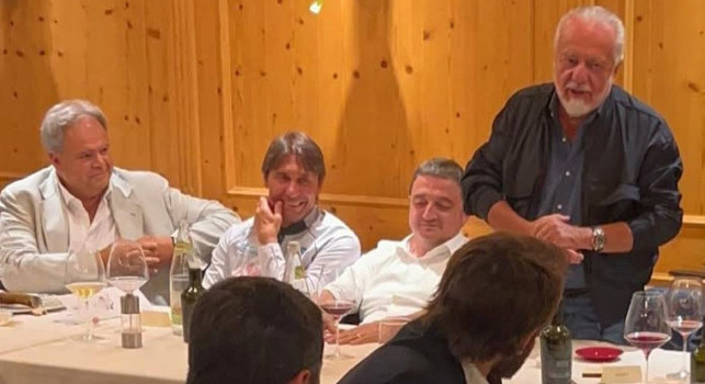 Conte e De laurentiis a cena