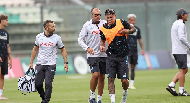 SSC Napoli, infortunio Olivera a Castel di Sangro: la prima diagnosi