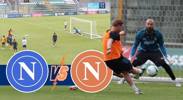 Highlights partitella Napoli, Blu-Arancioni 2-2: i gol di Spinazzola, Lukaku, rigore Lucca e Raspadori! | VIDEO CN24