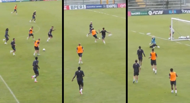 Kevin x Jack: il gol di Raspadori in partitella su assist di De Bruyne | VIDEO CN24