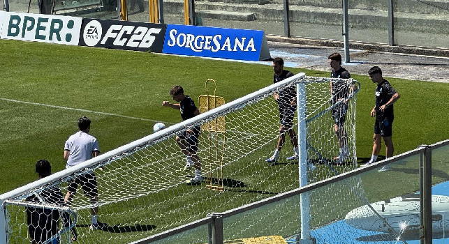 Ben sei azzurri lavorano a parte e non partecipano all'allenamento con Conte ! FOTO CN24