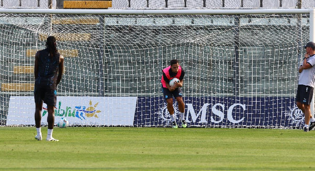 Allenamento del Napoli a Castel di Sangro