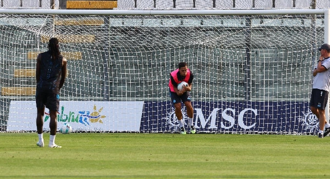 Allenamento del Napoli a Castel di Sangro