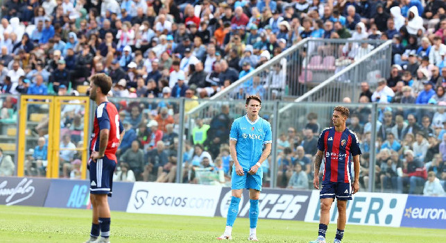 Napoli-Casertana 1-1 (35' Vano, 44' Politano): entrano anche Neres e Simeone | DIRETTA VIDEO