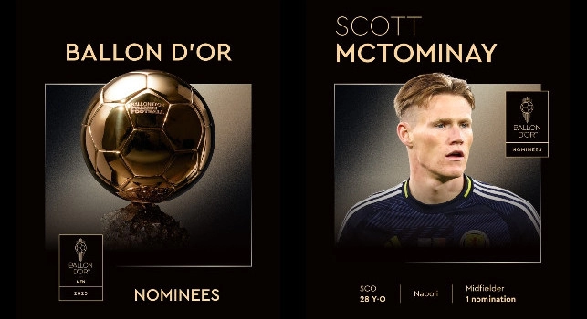 Pallone d'Oro 2025, l'elenco di tutti i candidati: c'&egrave; Scott McTominay nella lista dei 30! | FOTO