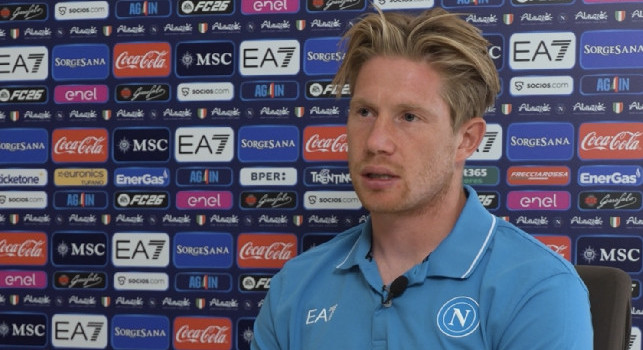 De Bruyne: Avevo tante offerte, ho scelto Napoli due giorni prima della firma! Champions? La società sta costruendo una rosa forte, l'obiettivo è...